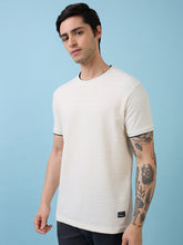 Mens Solid Round Neck Half Sleeves T-shirts